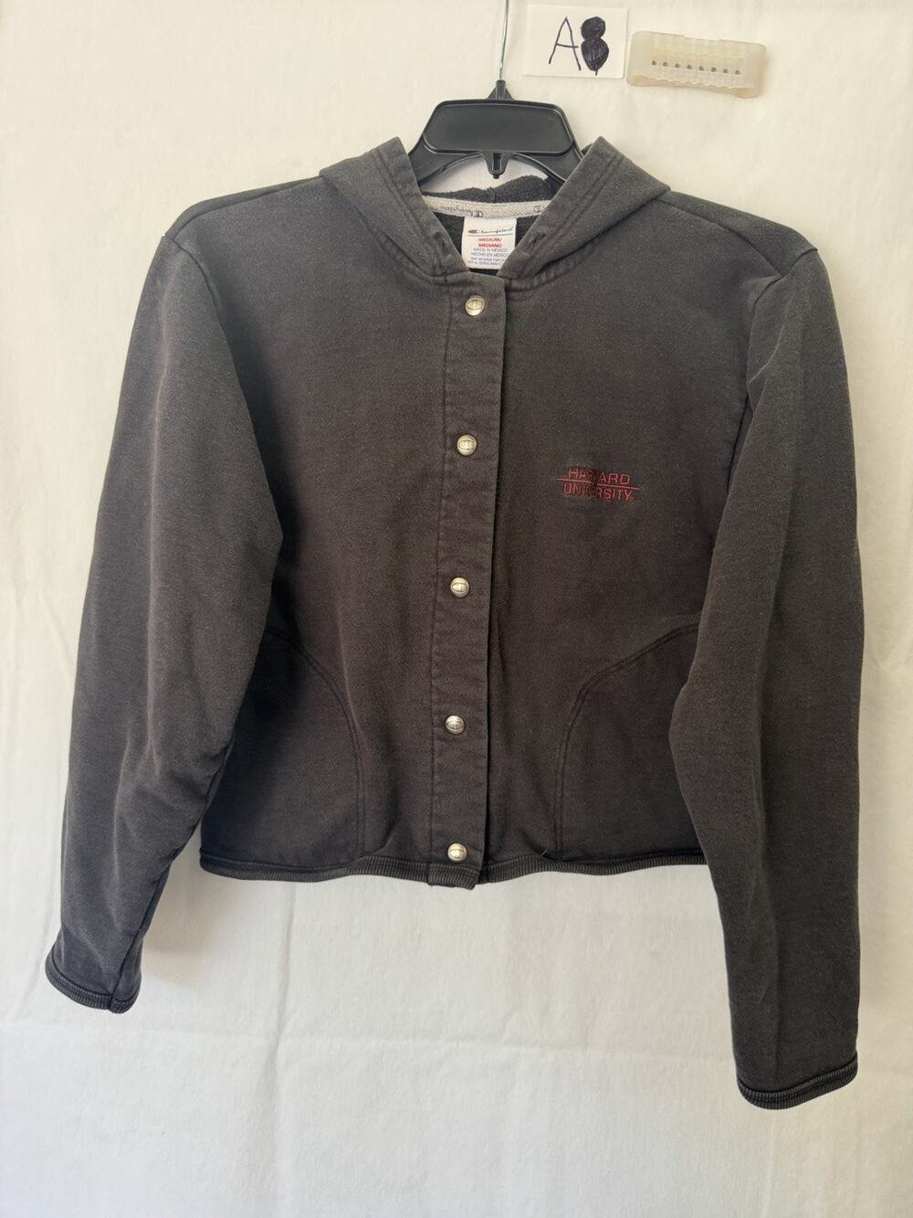Champion Harvard University Jacket Women Medium Black